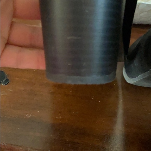 Black suede studded ankle booties - Picture 6 of 6